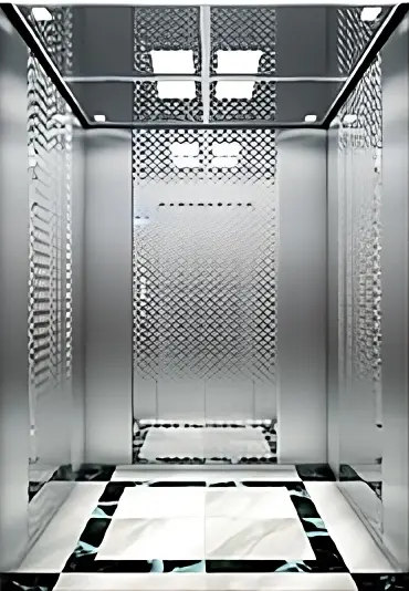 ARL-C033 مصعد منقوش من الستانليس ستيل