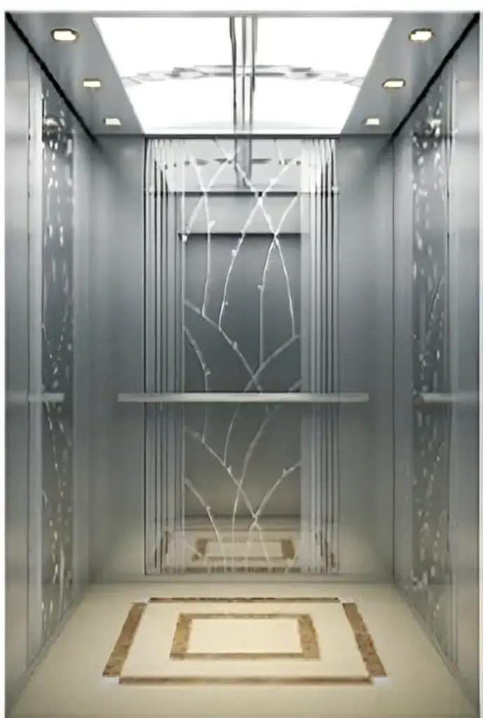 ARL-C038 مرآة من الستانليس ستيل المنقوش