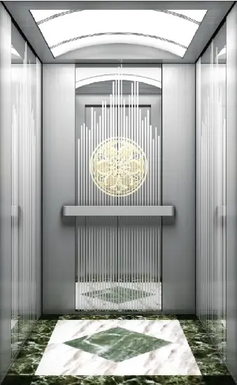 ARL-C005 مصعد ستانليس ستيل مع نقش 