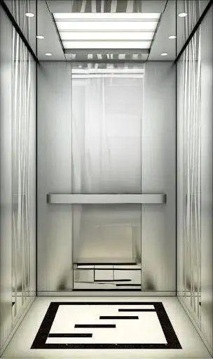 ARL-C017  Mirror etched stainless steel 