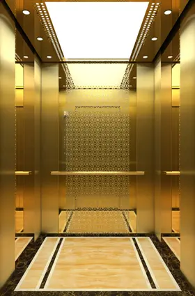 ARL-C058 Titanium gold mirror etched stainless steel